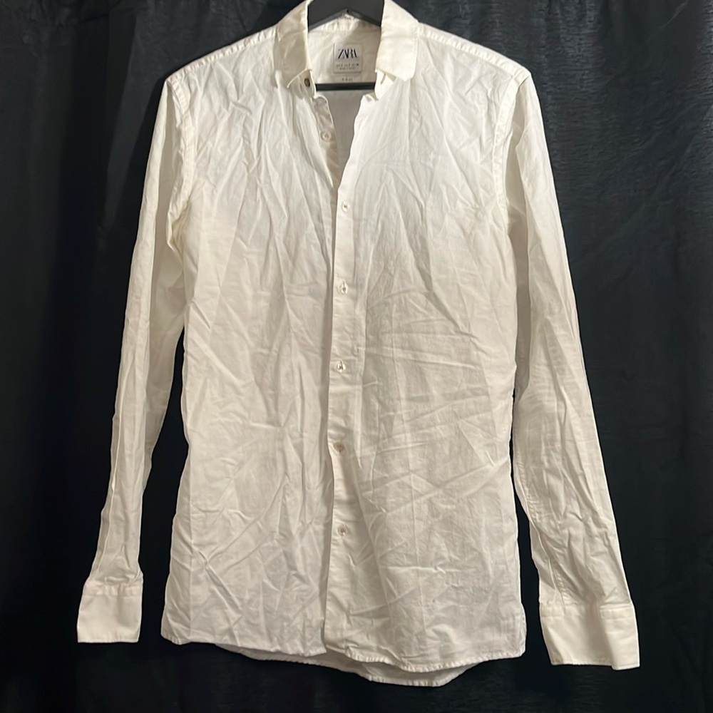 Cotton linen shirt ZARA